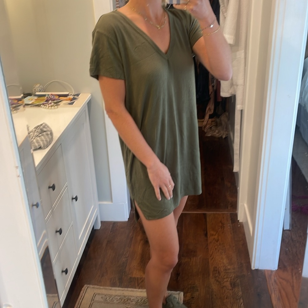 LNA tee shirt dress